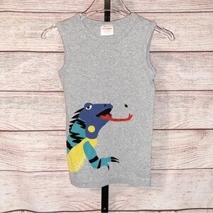 Hanna Andersson Grey Iguana Tank Top Size 12